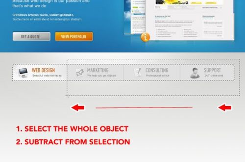آموزش طراحی سایت در فتوشاپ